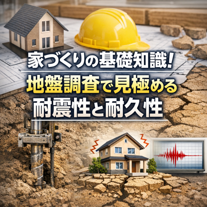 家づくりの基礎知識！地盤調査で見極める耐震性と耐久性
